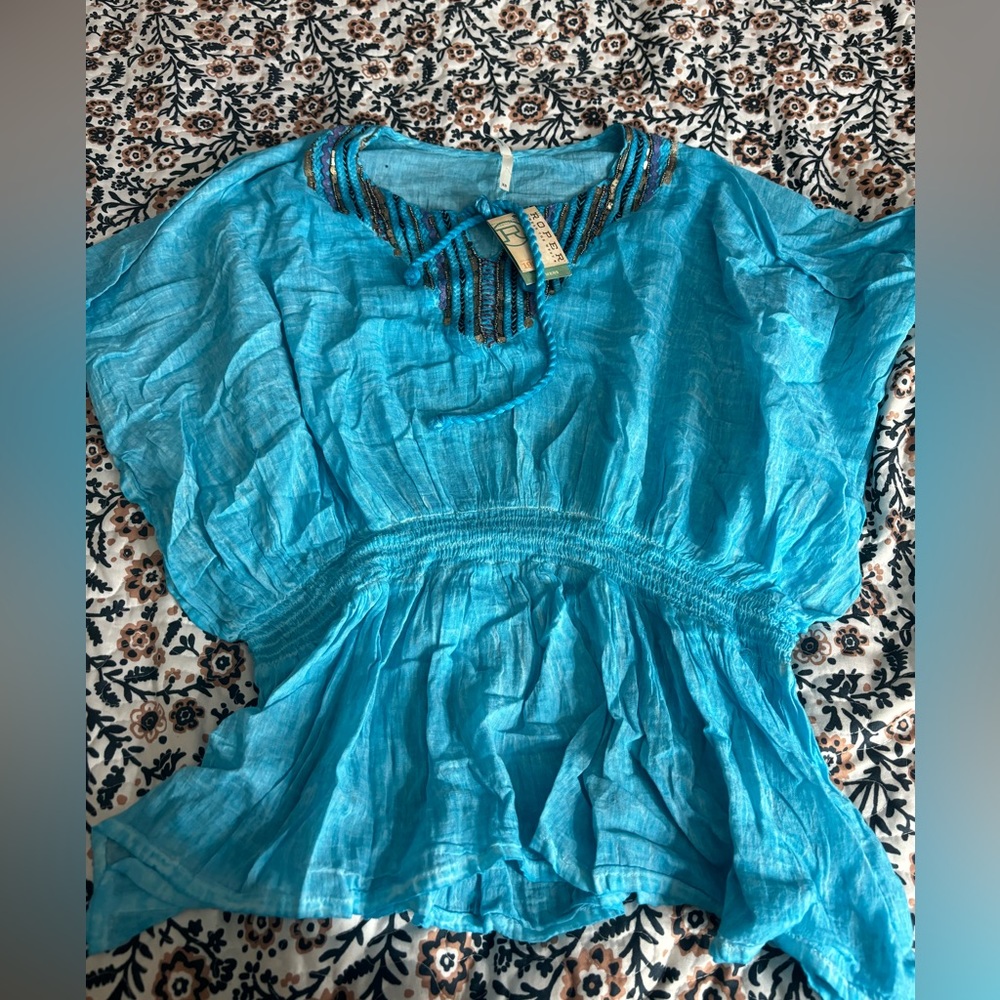 ROPER western embellished blouse